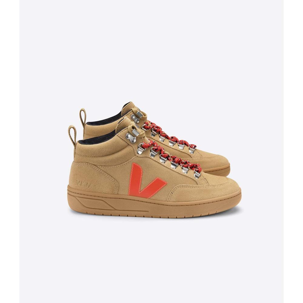 Veja RORAIMA SUEDE Hoog Dames Oranje | BE 362GSO